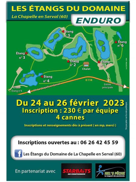 Enduro Carpe du 01 au 26 février 2023