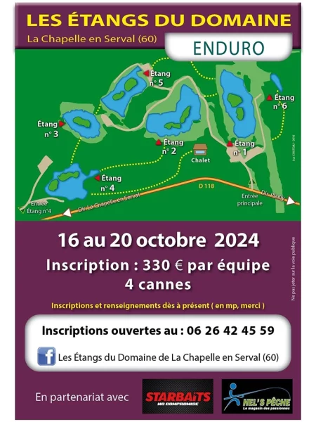 Enduro Carpe du 16 au 20 octobre 2024
